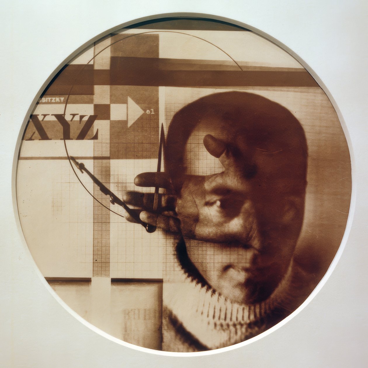 Selvportrett av Eliezer Markowich Lissitzky