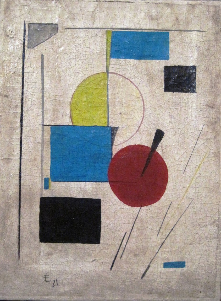 Suprematistisk komposisjon, 1921 av Eliezer Markowich Lissitzky
