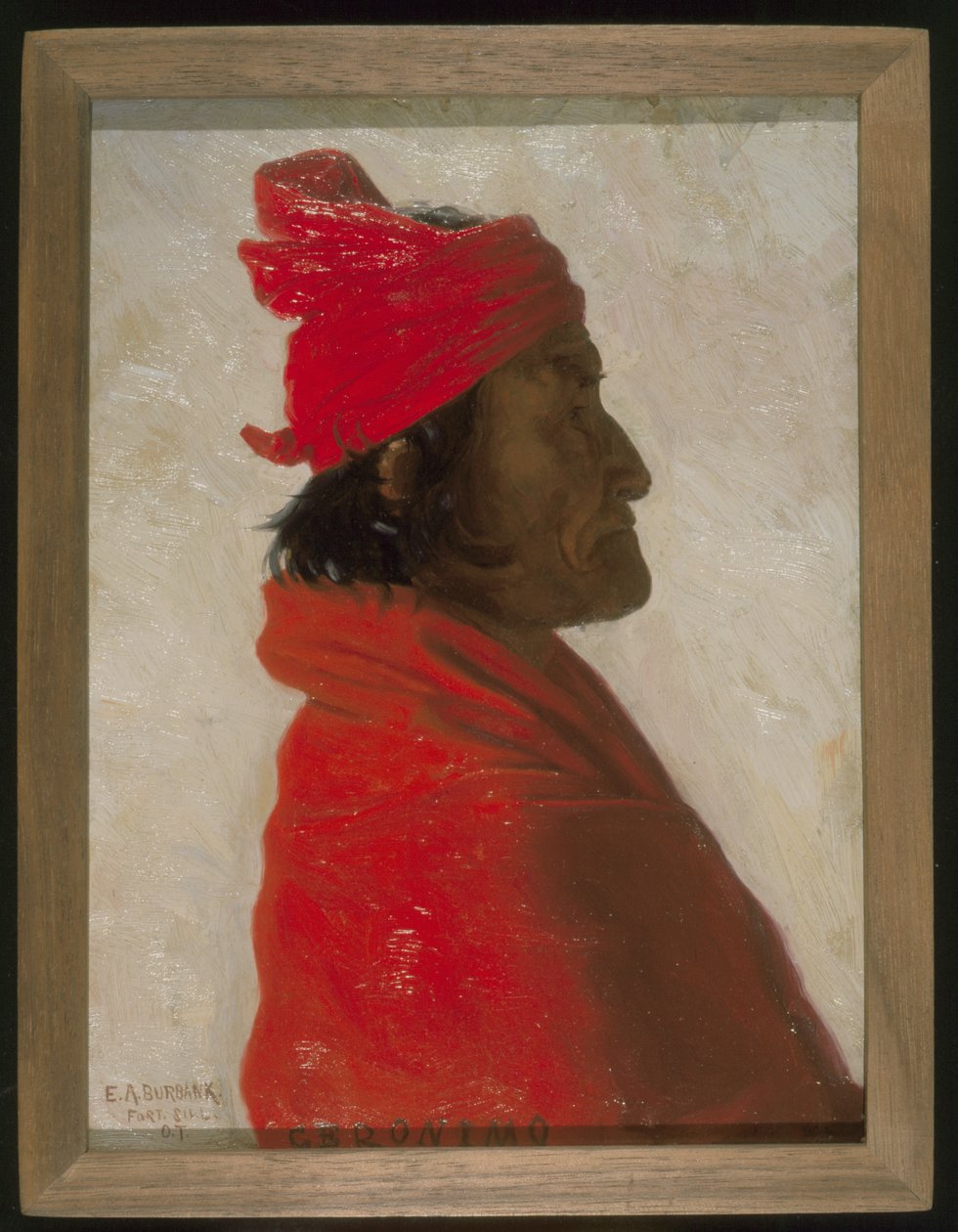 Geronimo (olje på lerret) av Elbridge Ayer Burbank