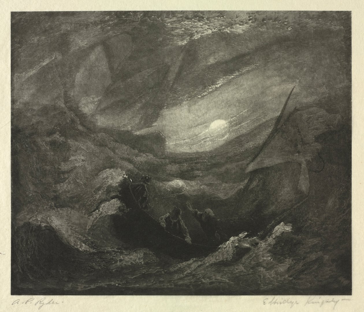 Den flygende nederlenderen, 1887. av Elbridge Kingsley