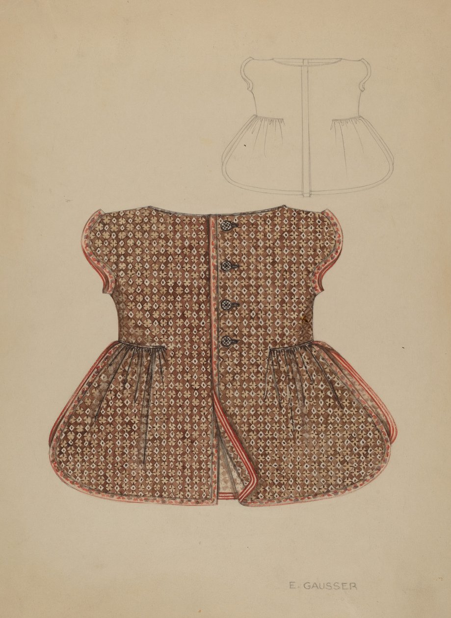 Jentas Pinafore av Eleanor Gausser