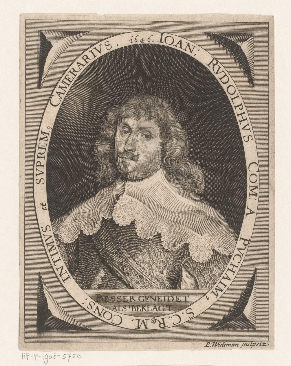 Portrett av Johann Rudolph von Puchaim av Elias Widemann