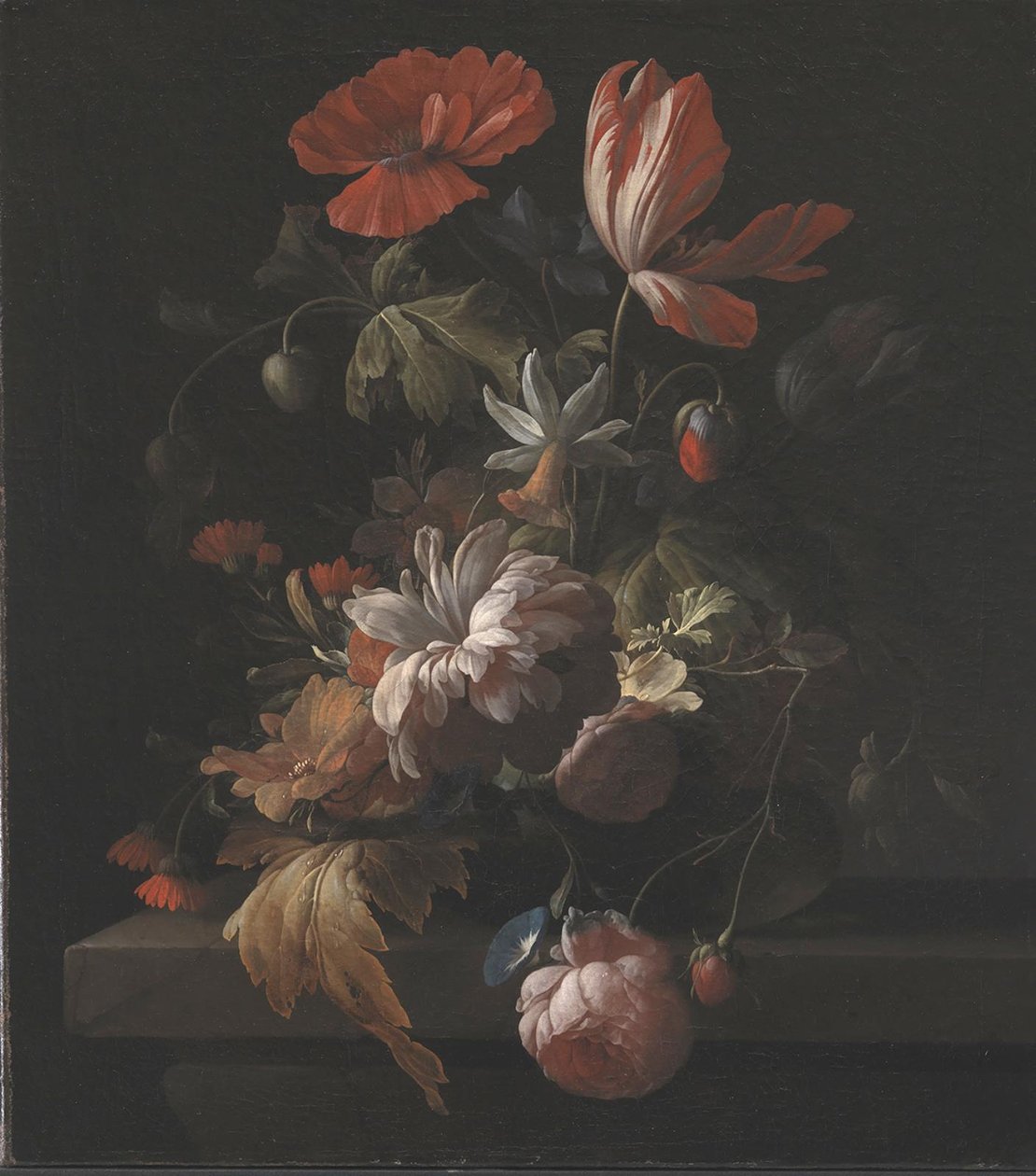 Blomster i en bolle av Elias van den Broeck