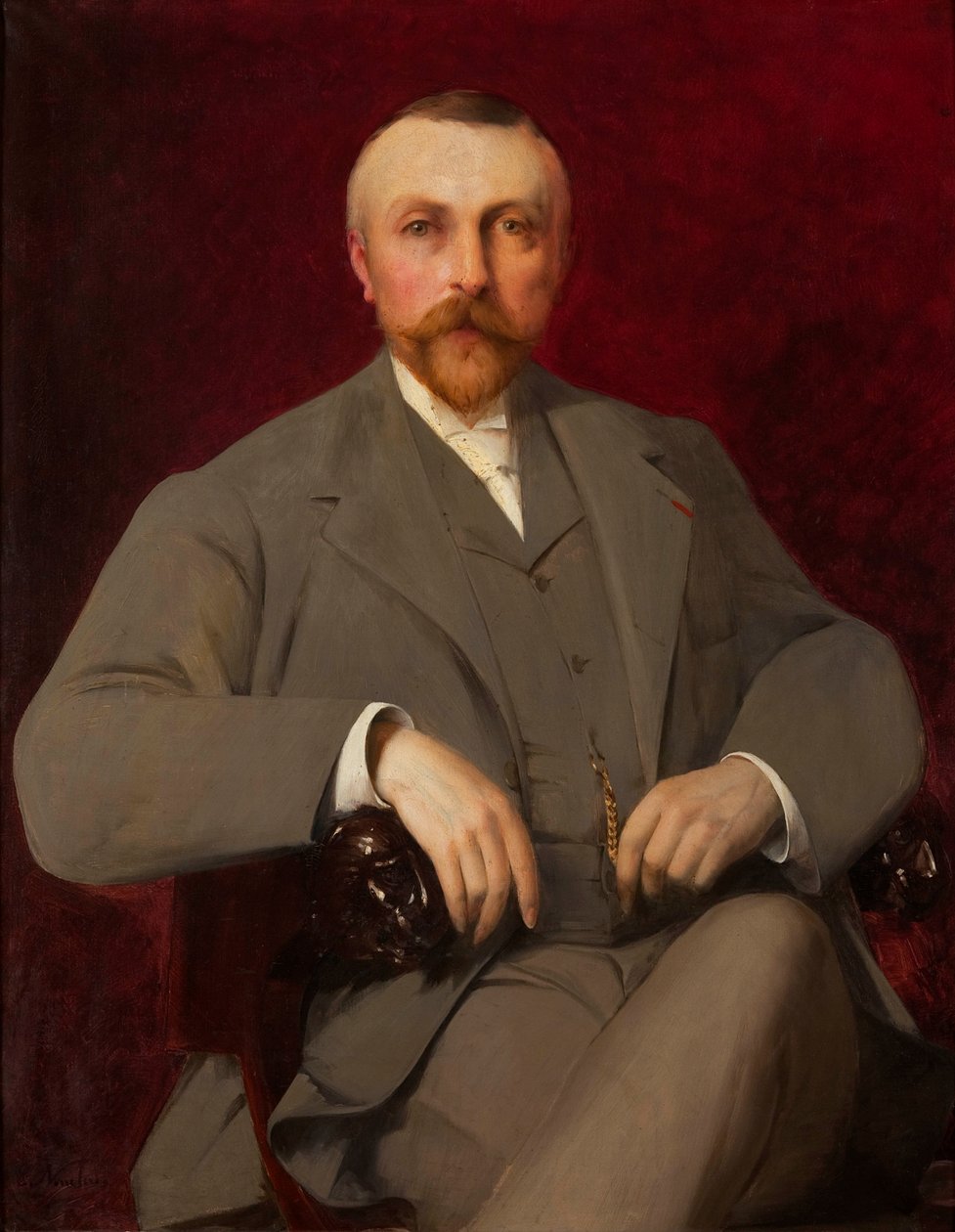 Portrett av Paul Marmottan, 1898 av Elie Nonclercq