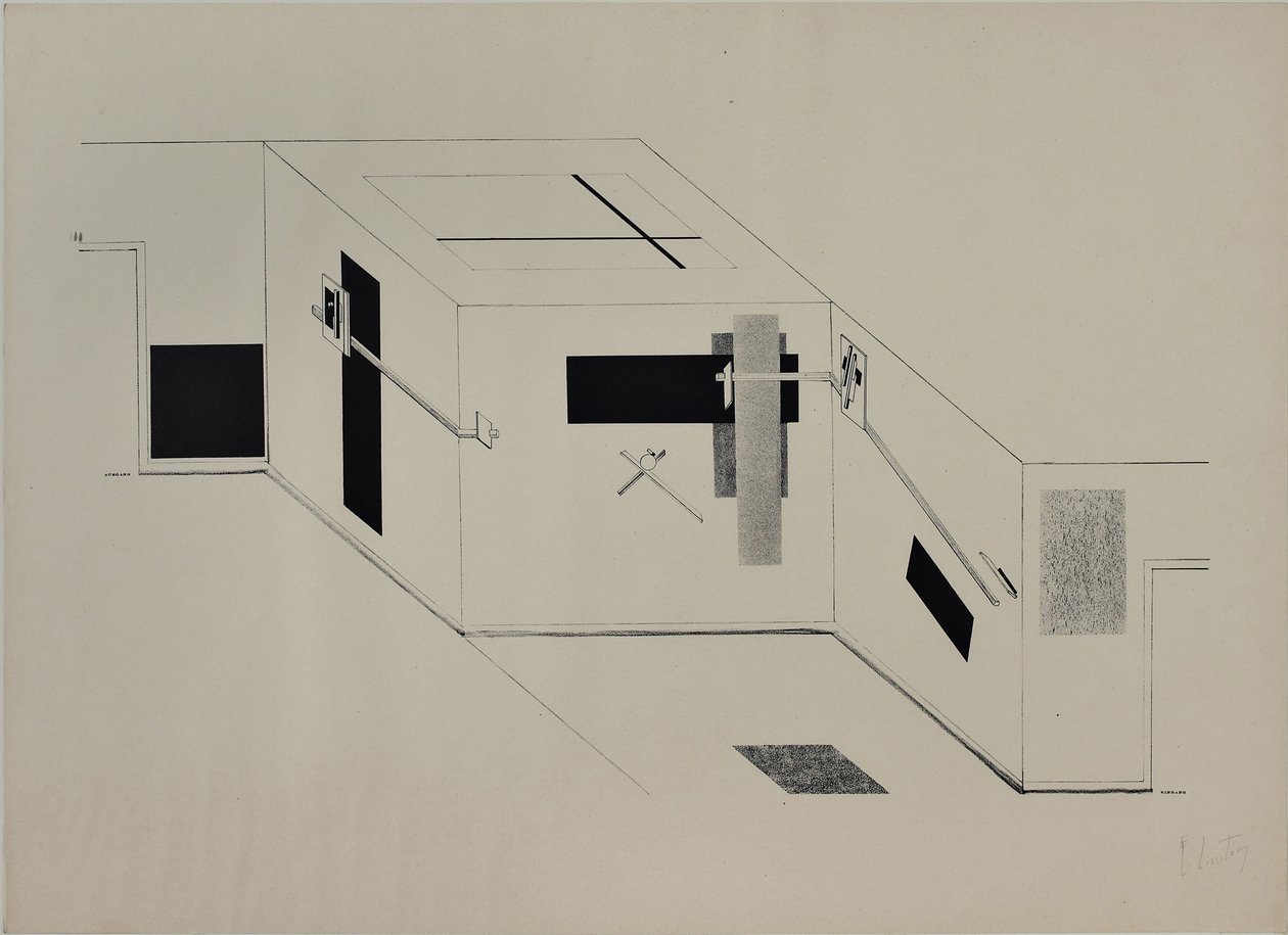 Proun av Eliezer Markowich Lissitzky