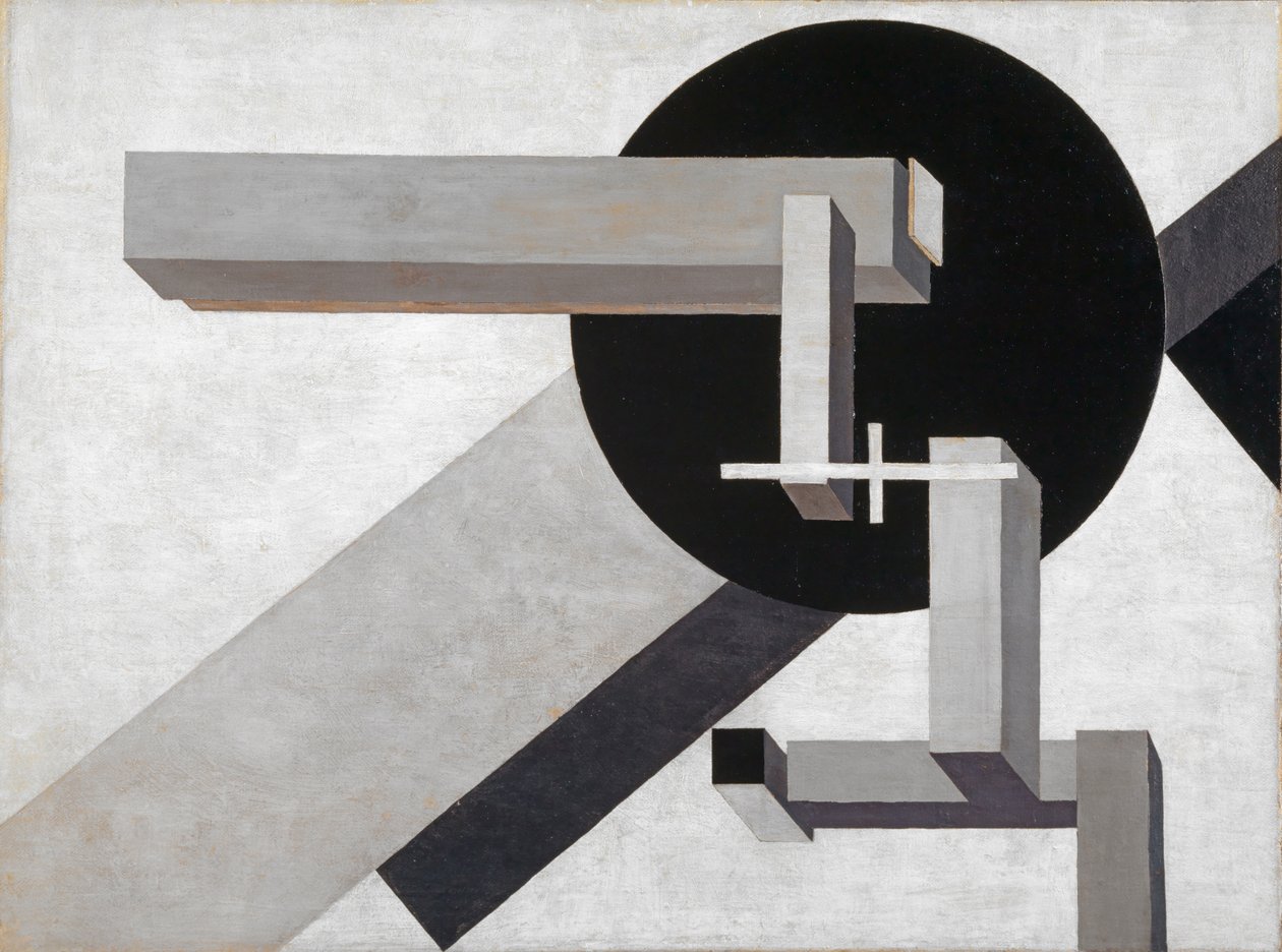 Proun 1 D, 1919 av Eliezer Markowich Lissitzky
