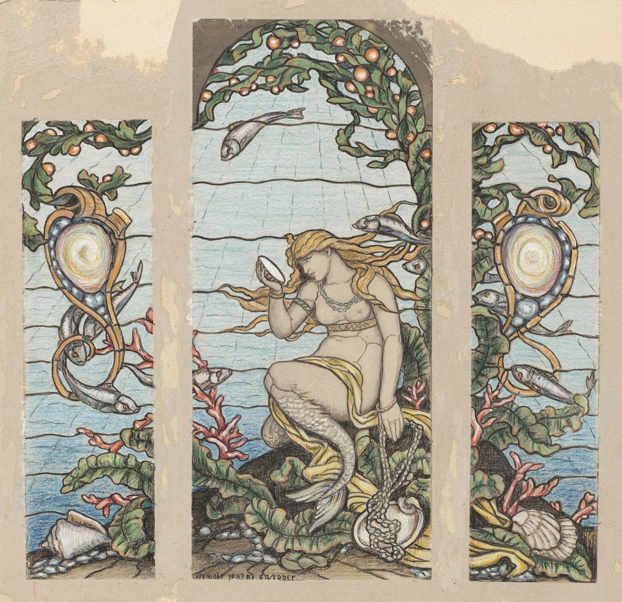 Havfruevinduet av Elihu Vedder