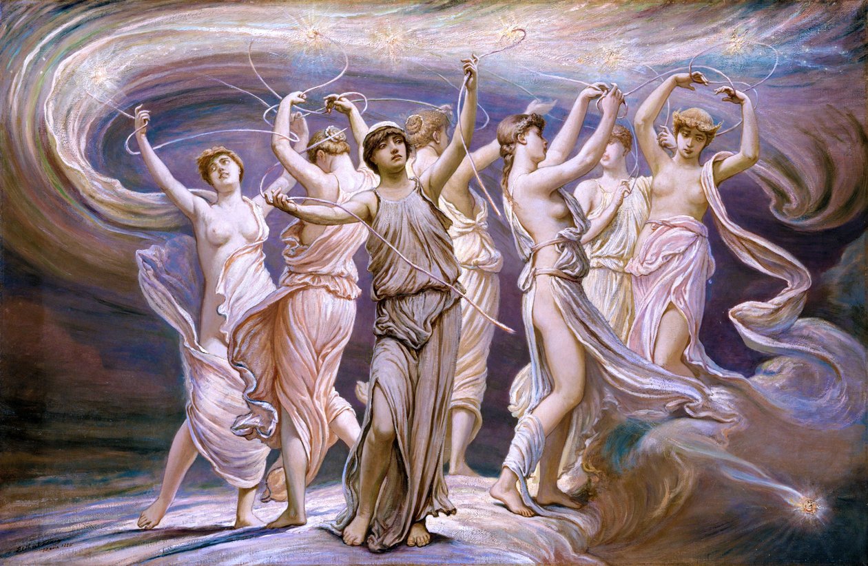Pleiadene av Elihu Vedder