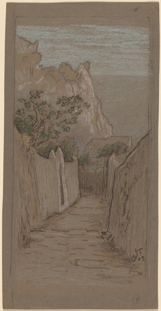 Capri av Elihu Vedder