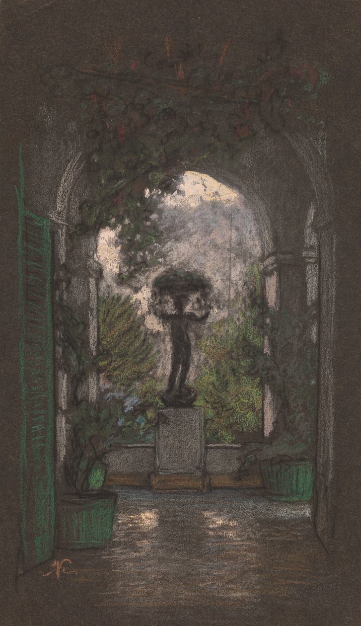 Capri, 1913. av Elihu Vedder
