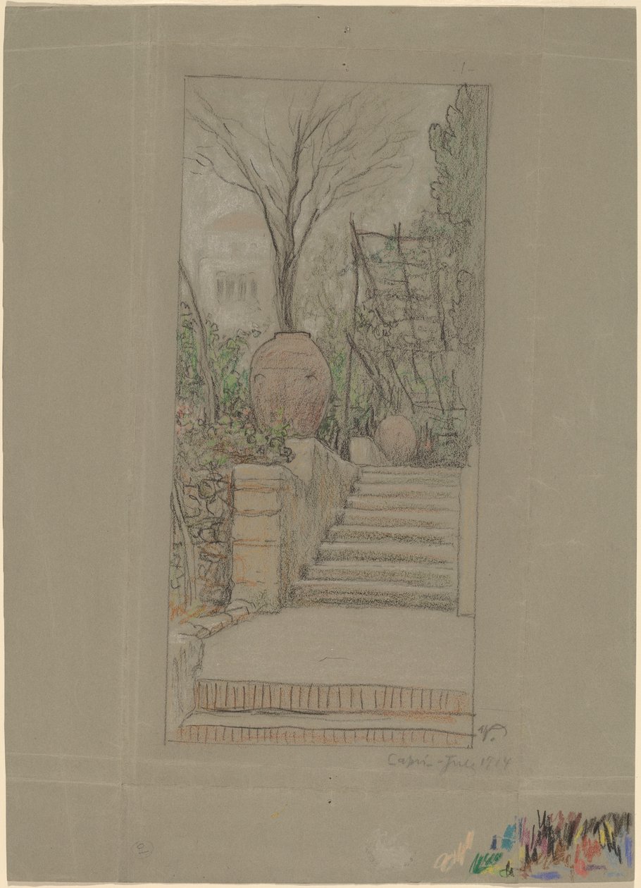 Capri, 1914. av Elihu Vedder