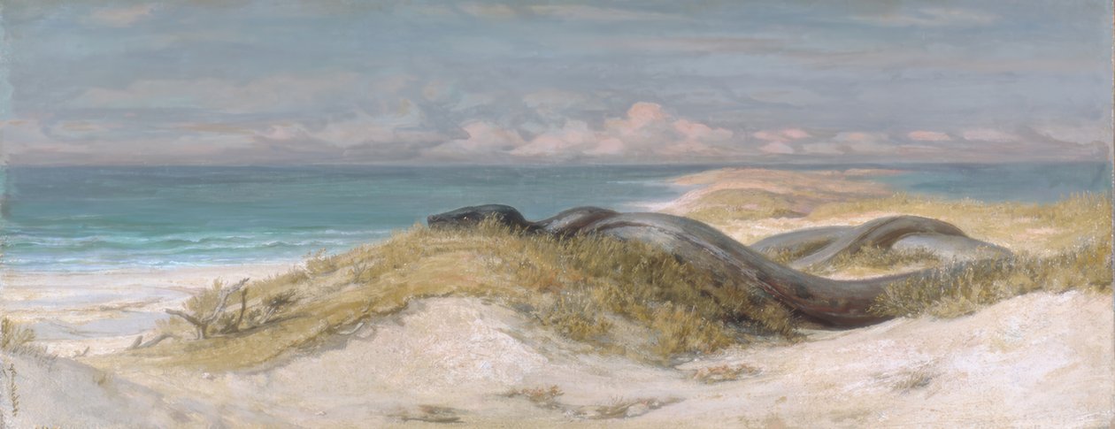 Sjøormens hule av Elihu Vedder