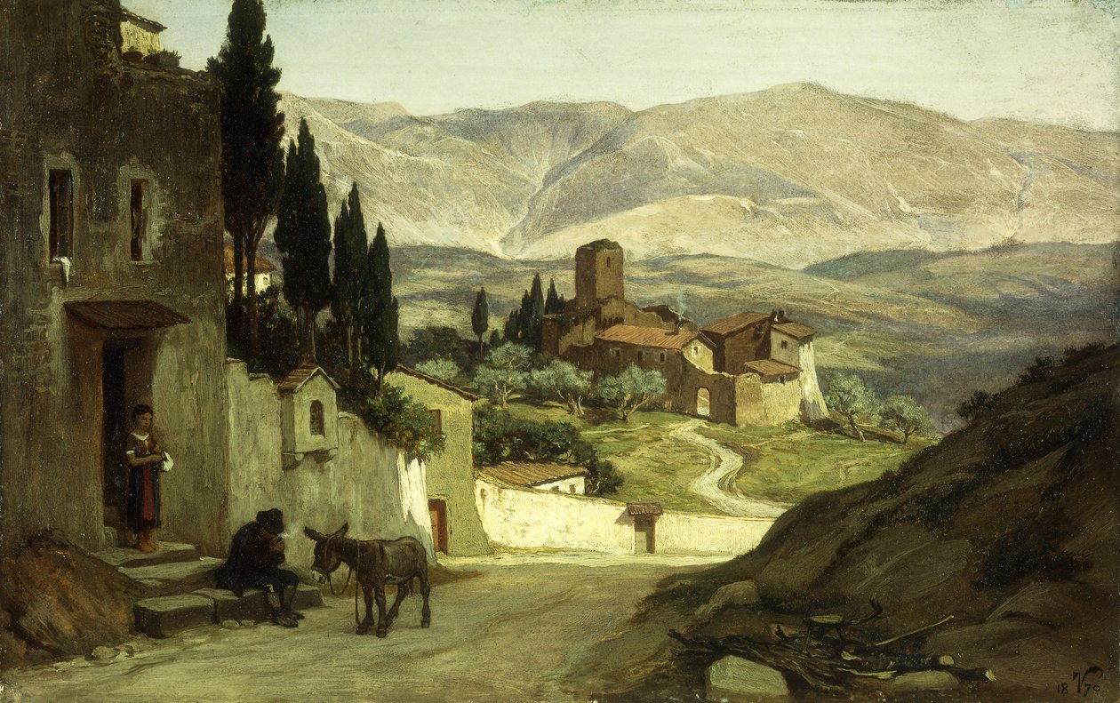 Nær Pergia, 1870 av Elihu Vedder