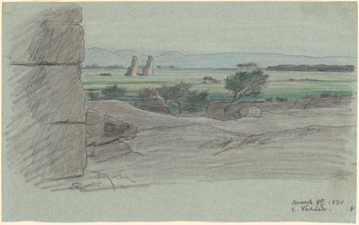 Nile Journey, nr. 15, 1890. av Elihu Vedder