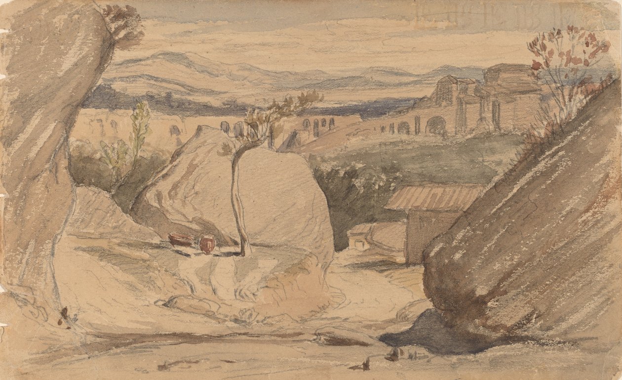 steder, c. 1887. av Elihu Vedder