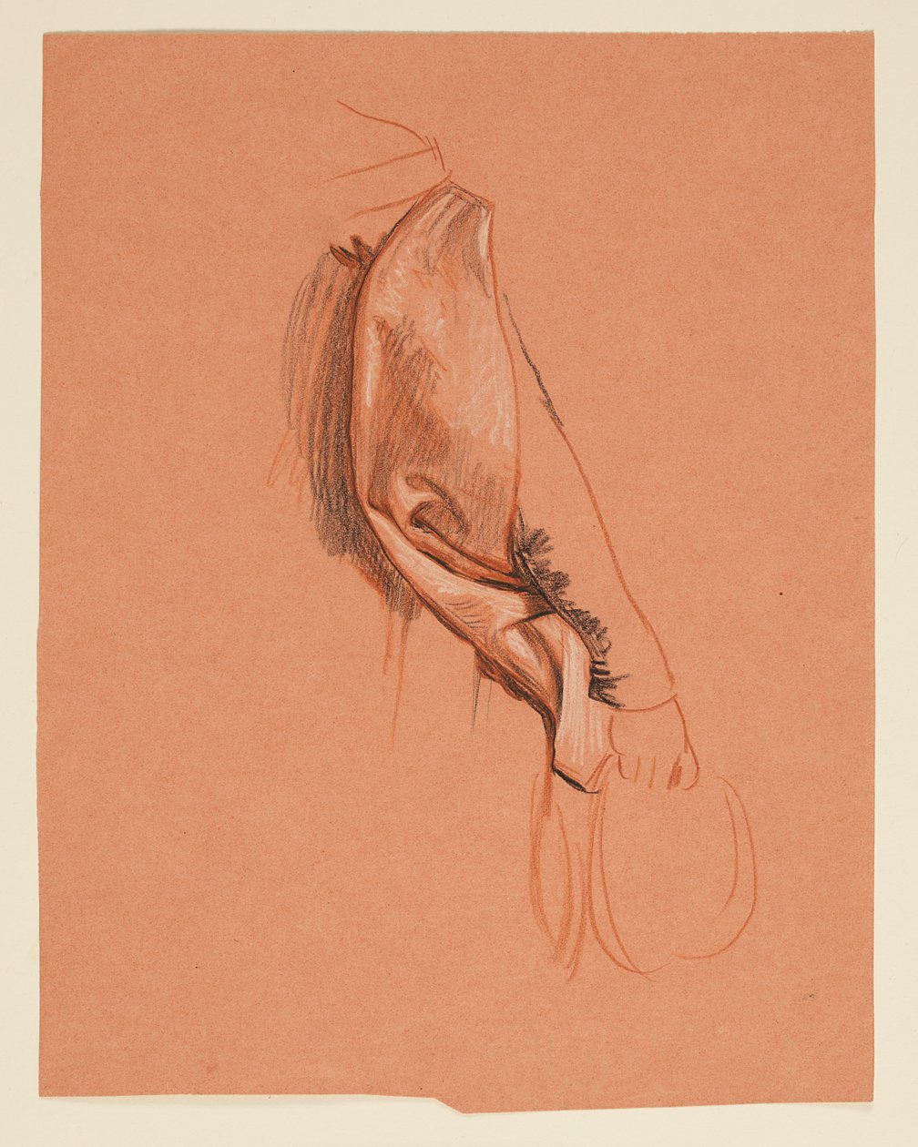 Studie for "Bryllupsprosesjon" av Elihu Vedder