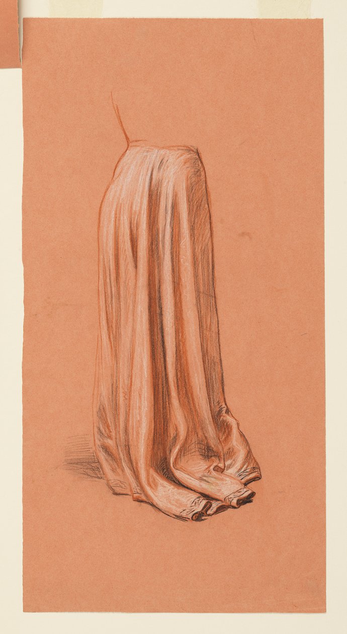 Studie for "Bryllupsprosesjon" av Elihu Vedder
