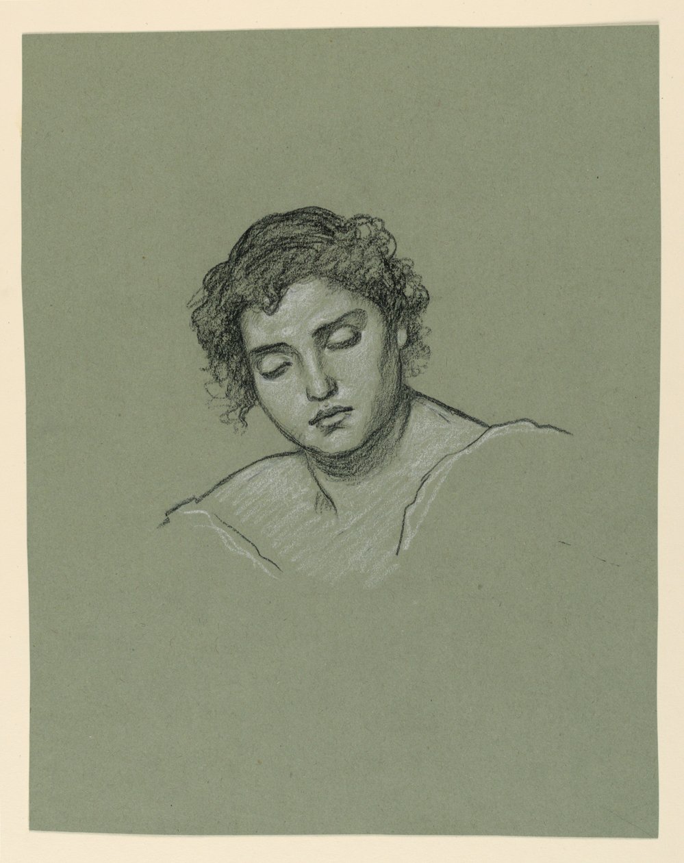 Studie for kvinne av Elihu Vedder