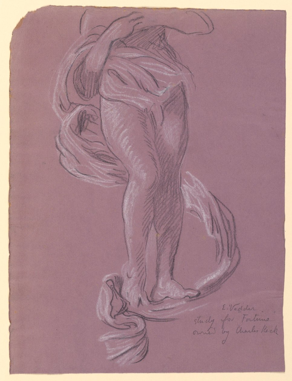 Studie av "Fortune" av Elihu Vedder