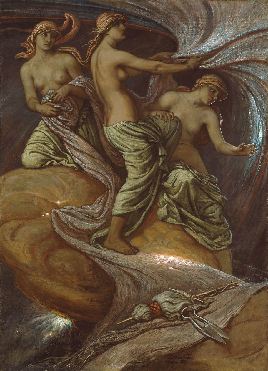 The Fates Gathering in the Stars, 1887 av Elihu Vedder
