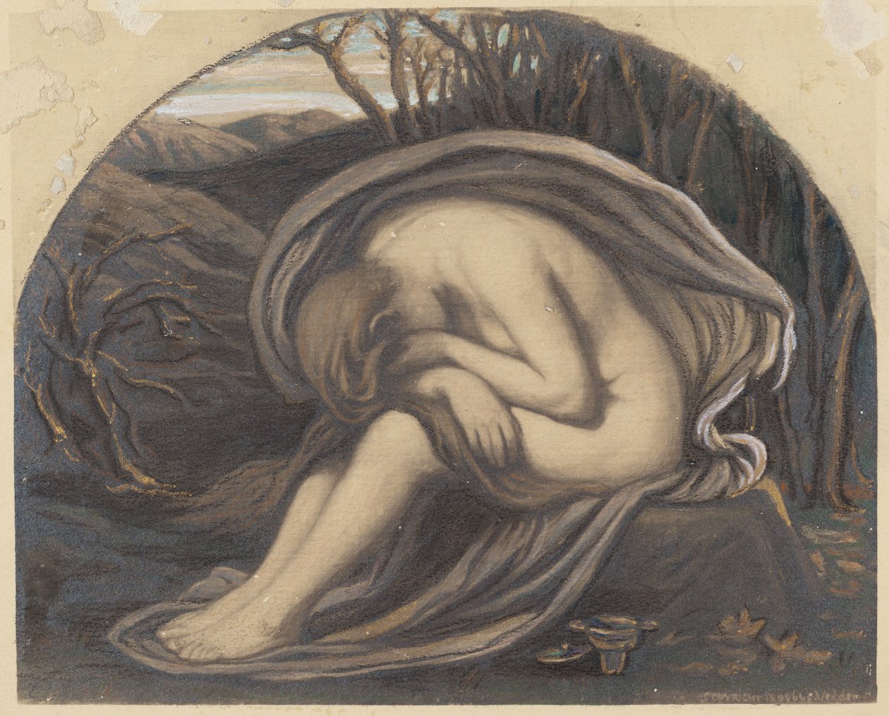 Magdalena av Elihu Vedder