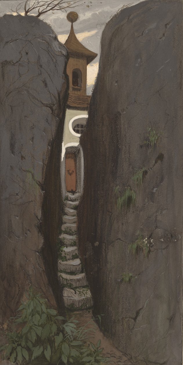 Glasert, c. 1877. av Elihu Vedder