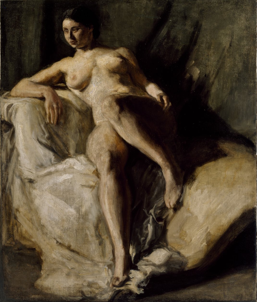 Kvinnefigur sittende, 1906 [LDUCS-5189] av Elinor Proby Adams