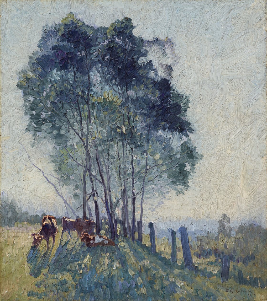Vattlene av Elioth Gruner