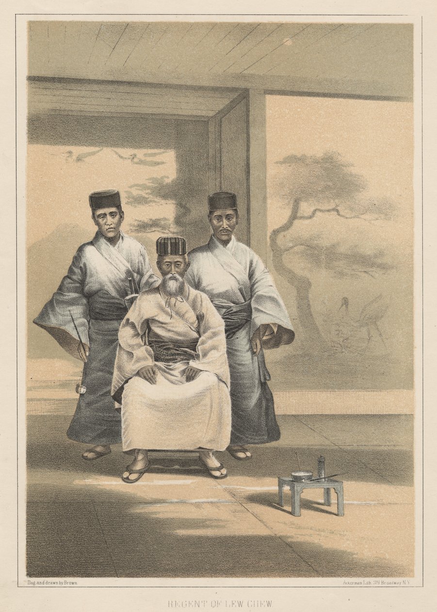 Regent av Lew Chew, 1855 av Eliphalet Brown