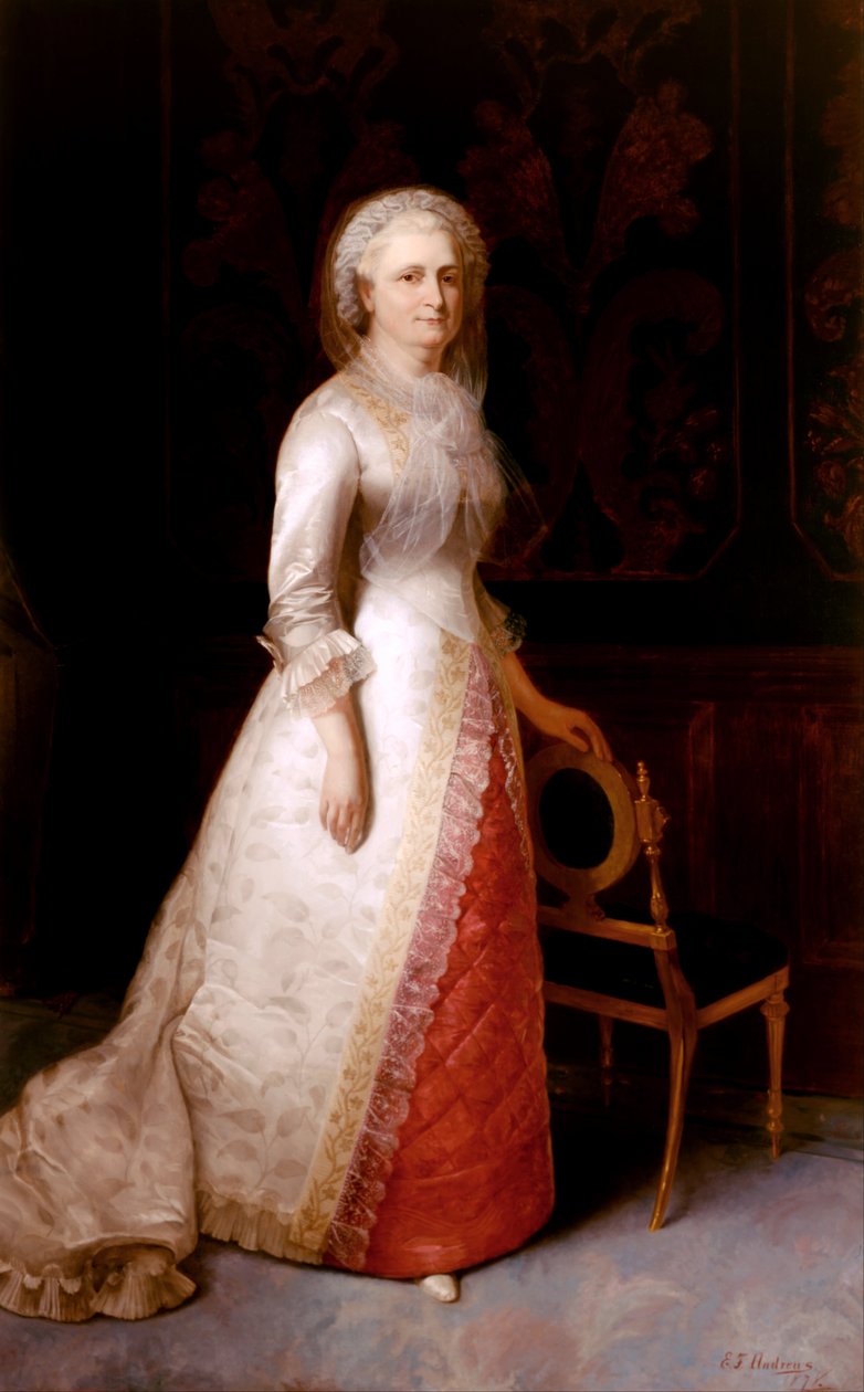 Martha Dandridge Custis Washington (Mrs. George Washington) av Eliphalet Frazer Andrews