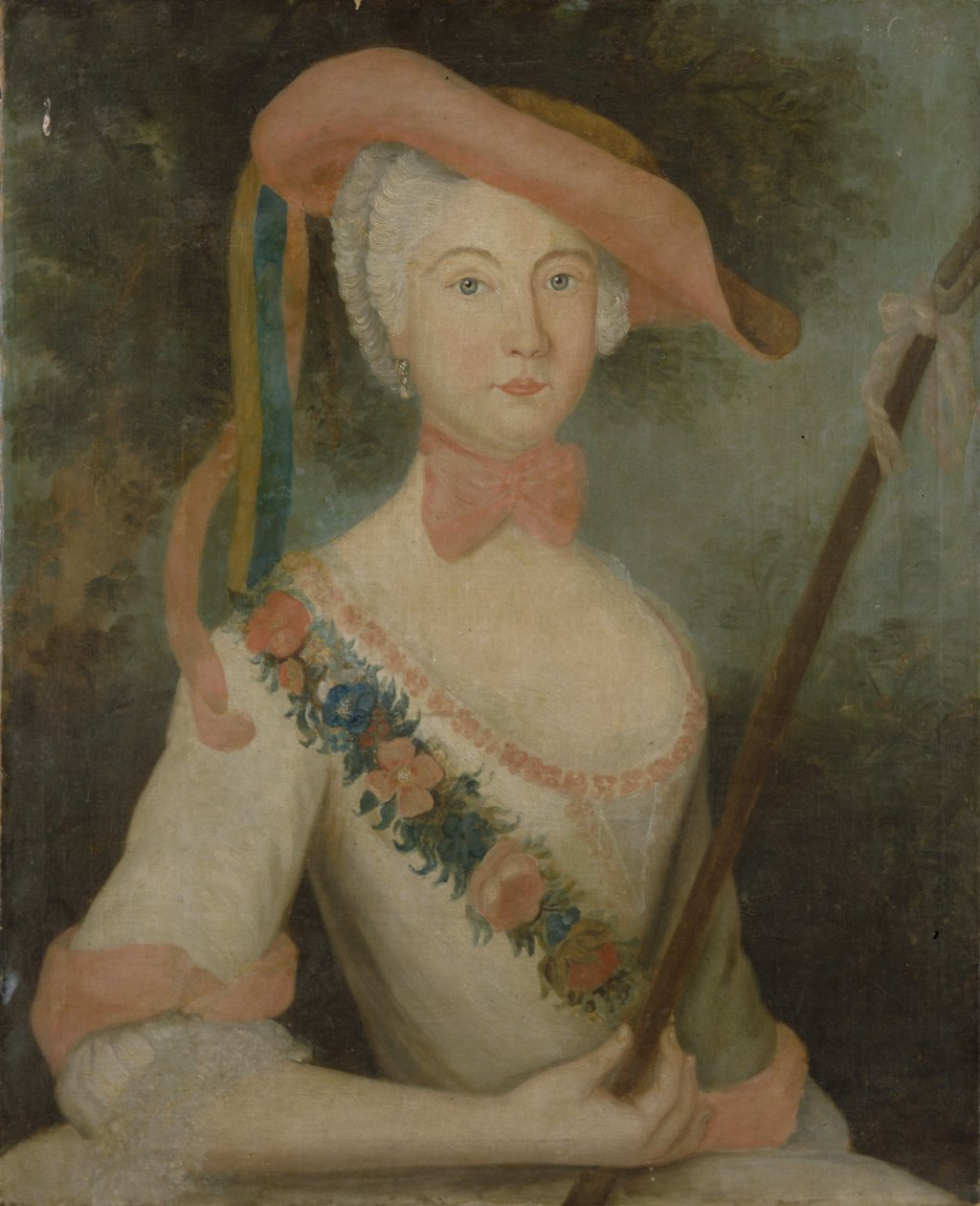 Selvportrett, ca. 1725-40 av Elisabeth Christine of Brunswick Bevern