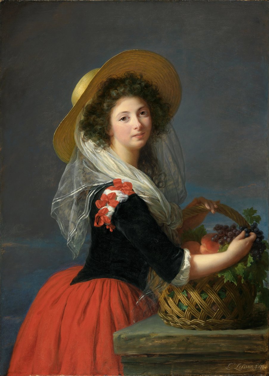 Portrett av Marie Gabrielle de Gramont, hertuginne av Caderousse av Elisabeth Louise Vigee Lebrun