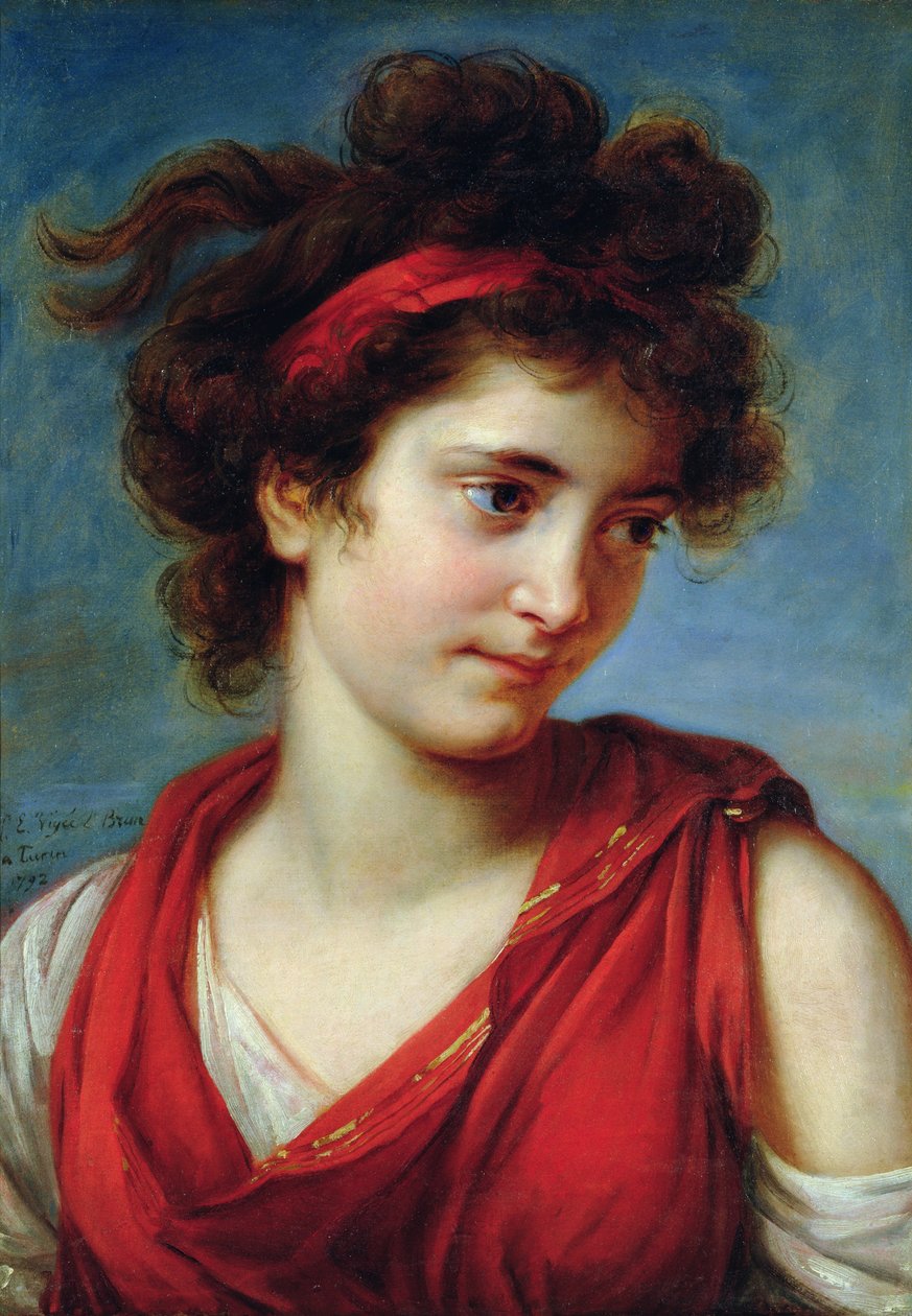 Portrett av Maguerite Cardinal, 1792 av Elisabeth Louise Vigee Lebrun