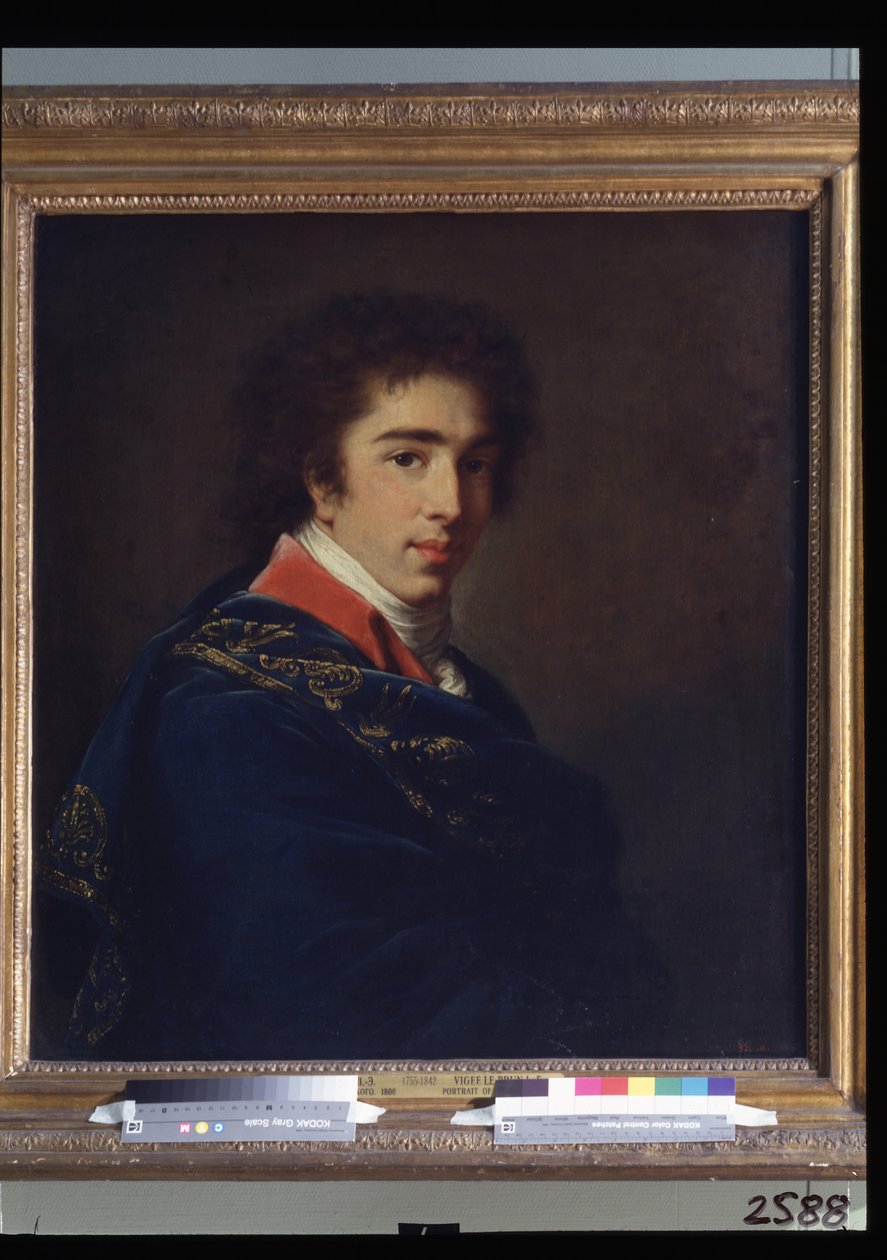 Portrett av prins Ivan Baryatinsky, 1800 av Elisabeth Louise Vigee Lebrun