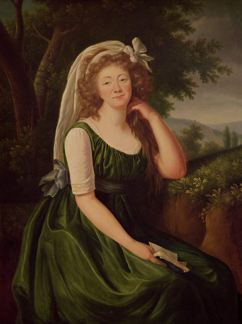 Portrett av grevinnen du Barry (1743-93) 1789 av Elisabeth Louise Vigee Lebrun