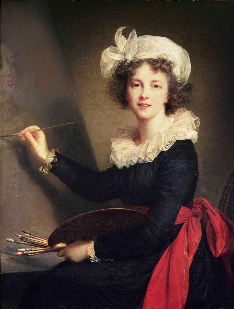 Selvportrett, 1790 av Elisabeth Louise Vigee Lebrun