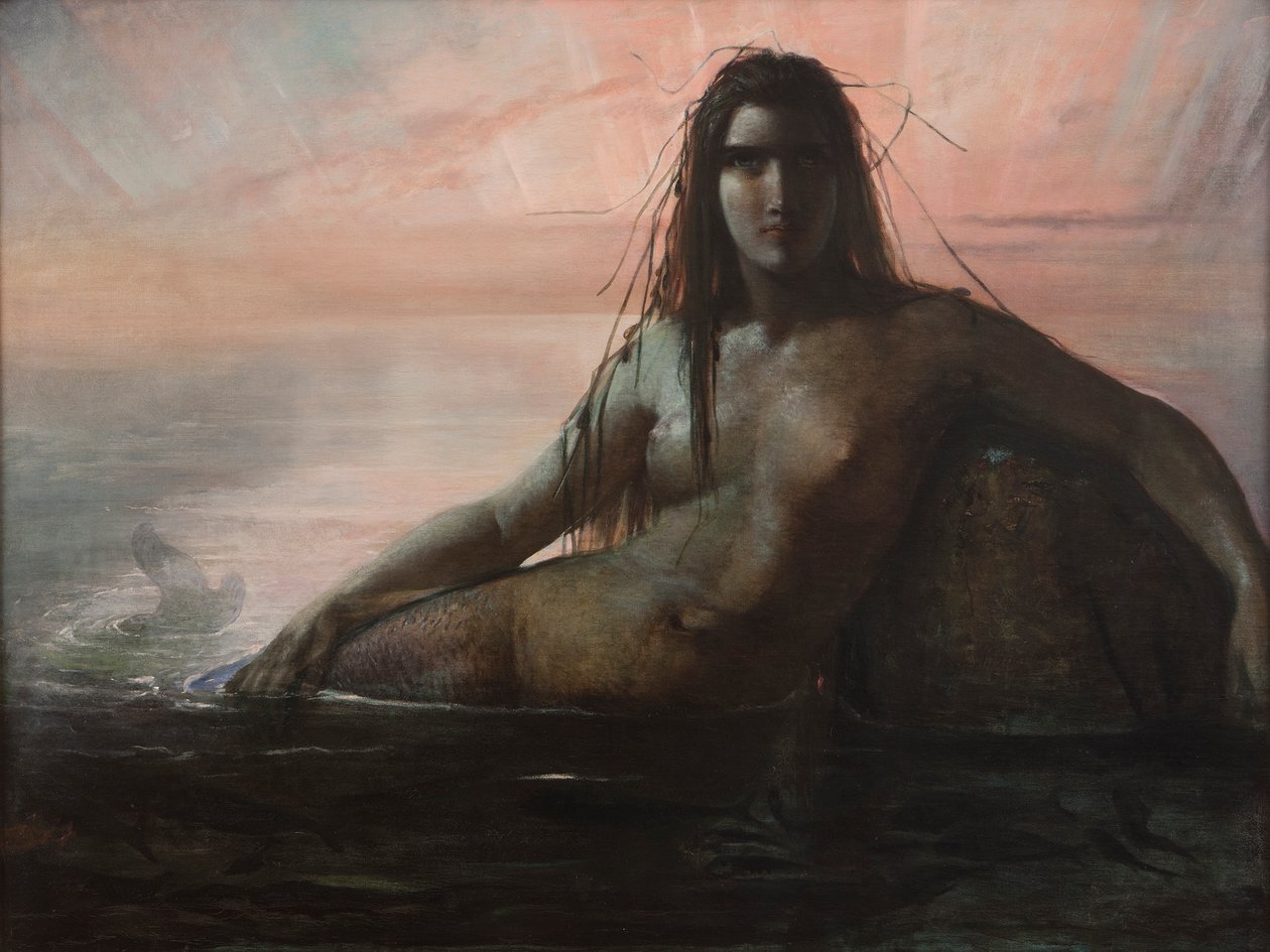 Havfrue, 1847. av Elisabeth Jerichau Baumann
