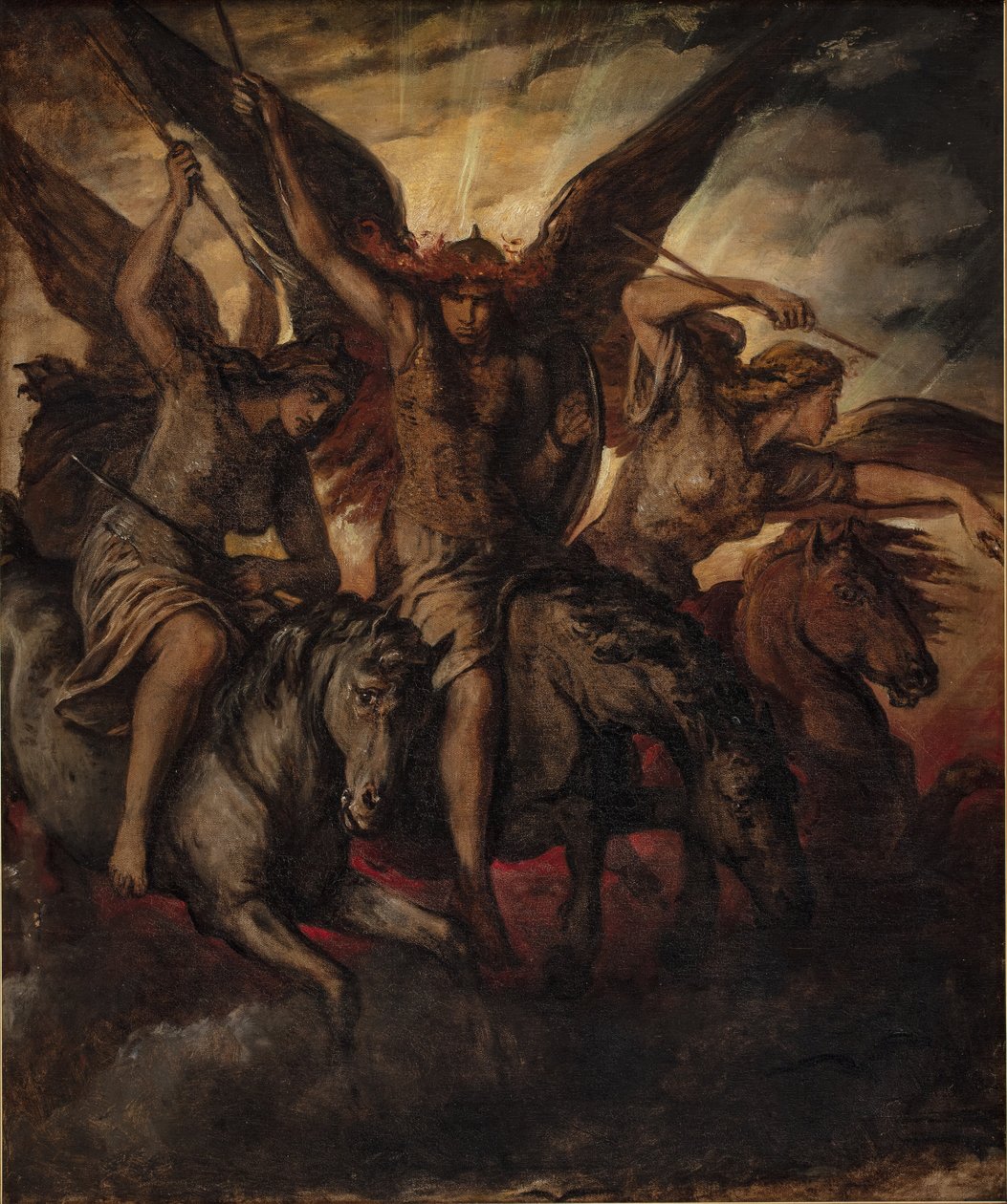 Valkyrier av Elisabeth Jerichau Baumann