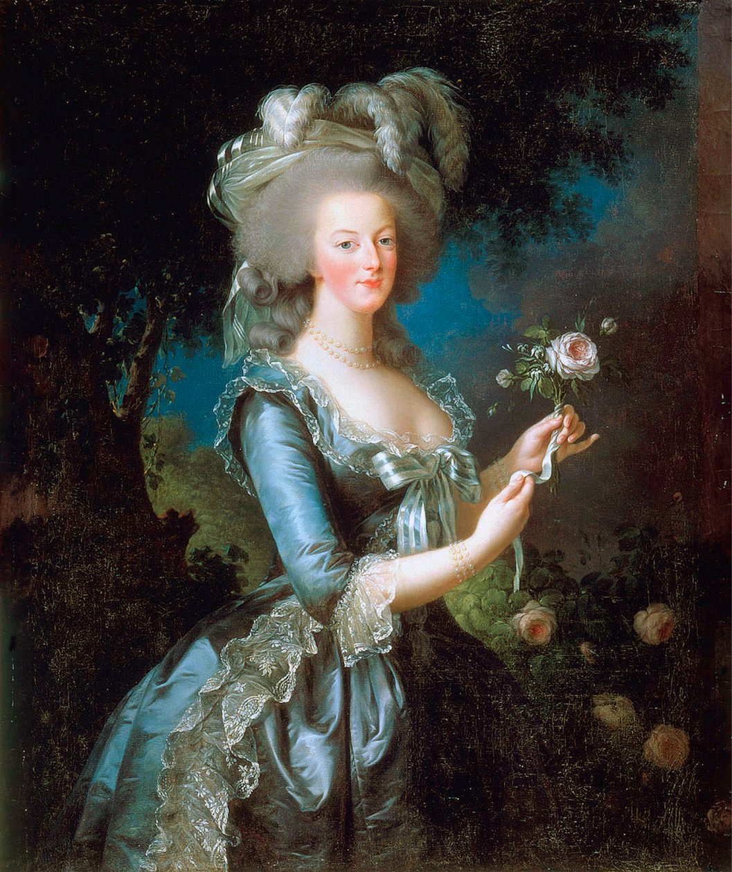 Marie Antoinette med rosen, 1783. av Elisabeth Louise Vigee Lebrun