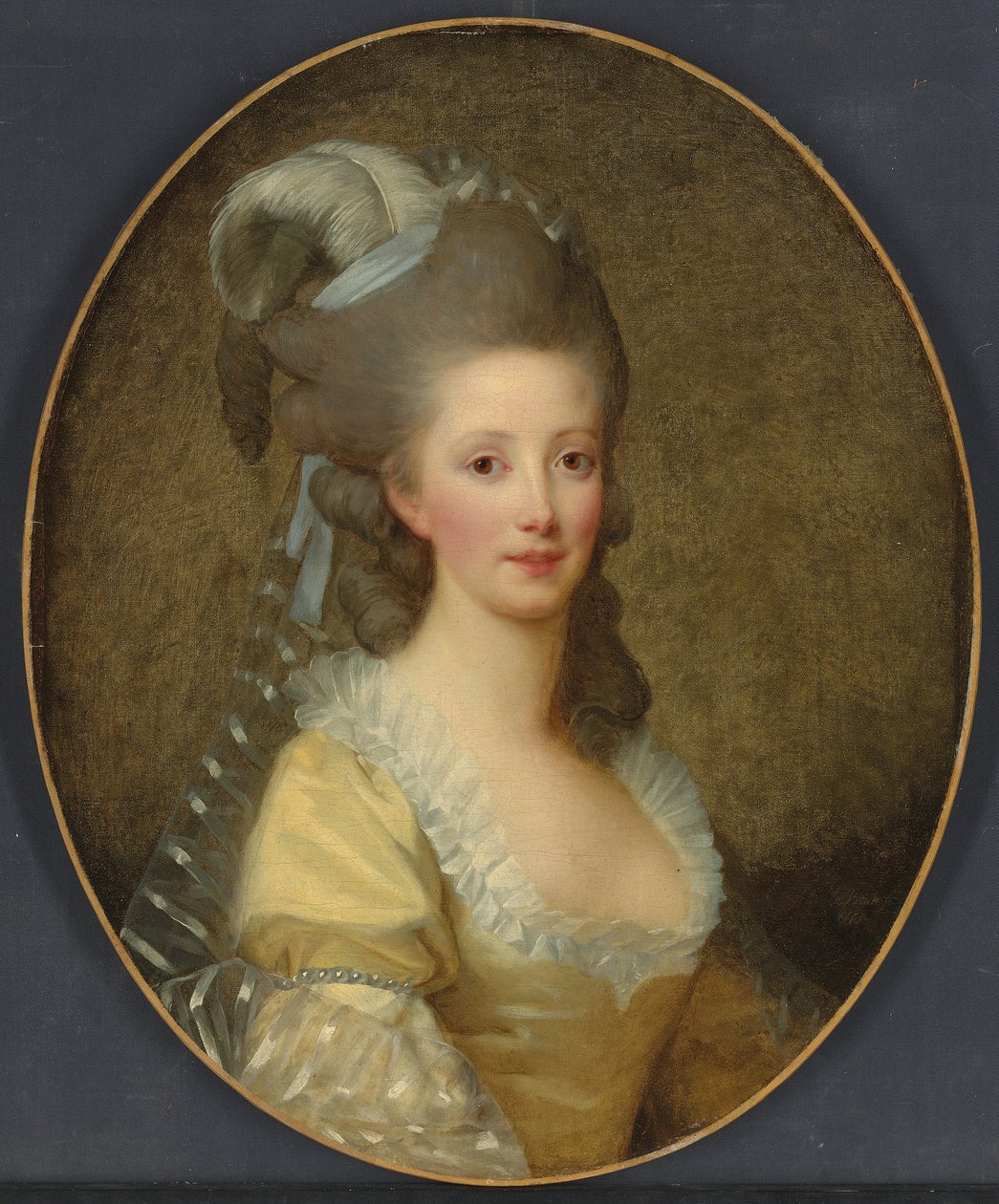 Portrett av en kvinne av Elisabeth Louise Vigee Lebrun