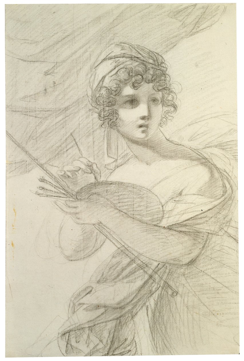 Selvportrett, c1800 av Elisabeth Louise Vigee Lebrun