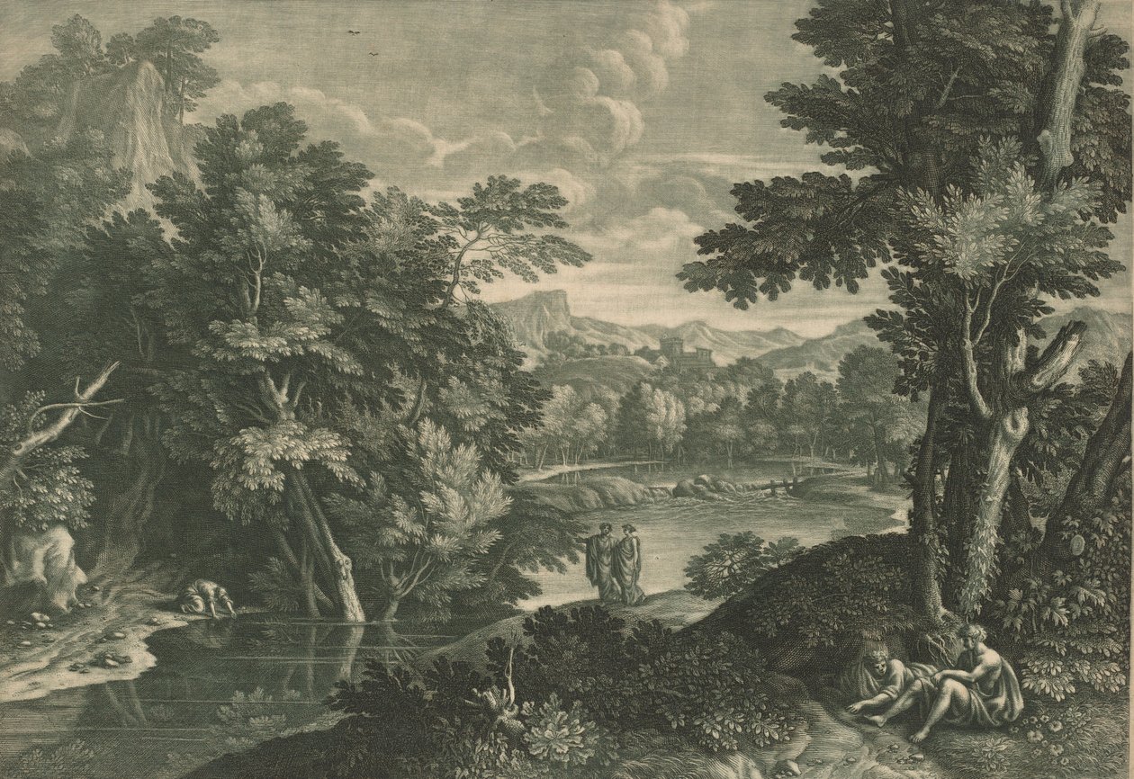 Landskap, 17331742. av Elisha Kirkall