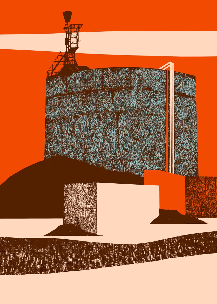 Container, 2014 (skjermtrykk) av Eliza Southwood
