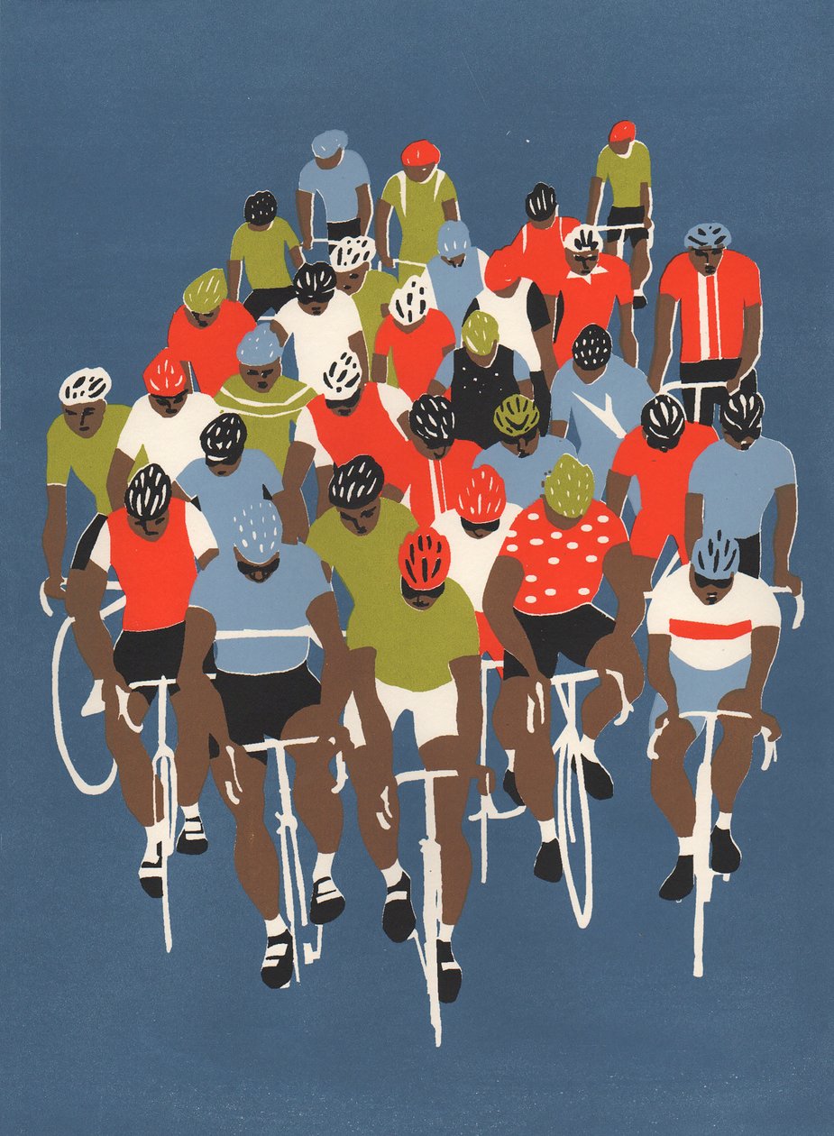 Gruppetto, 2014 (skjermtrykk) av Eliza Southwood