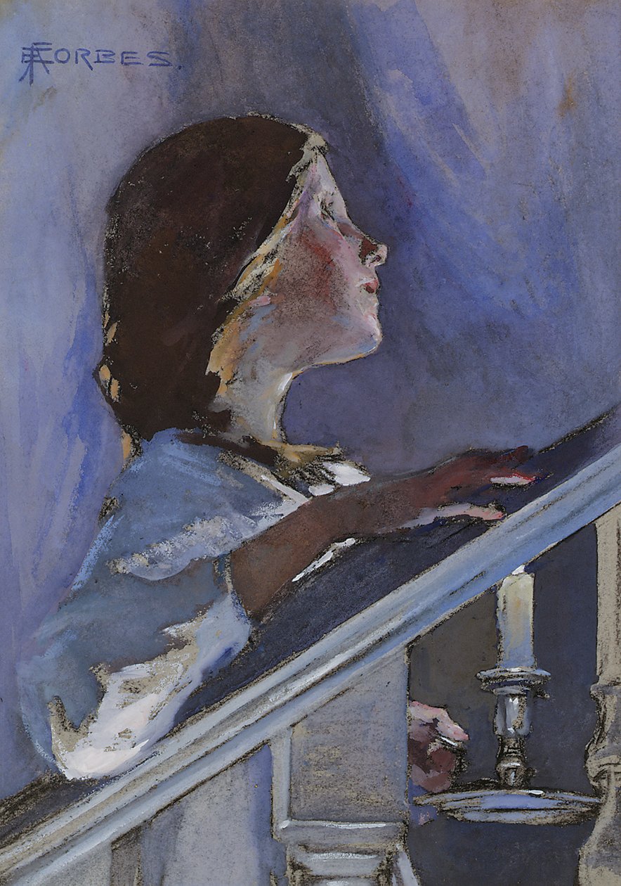 Godnatt, ca. 1890 av Elizabeth Adela Stanhope Forbes