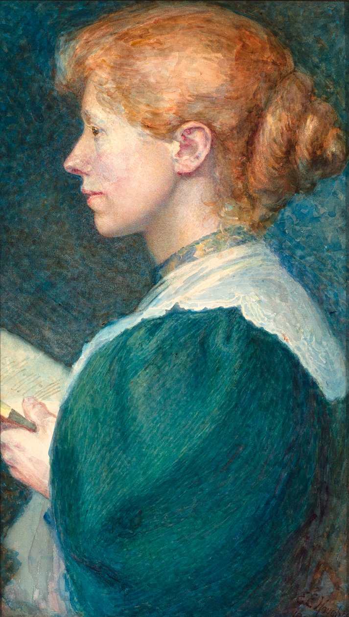 Refleksjoner (selvportrett) av Elizabeth Ellen Houghton