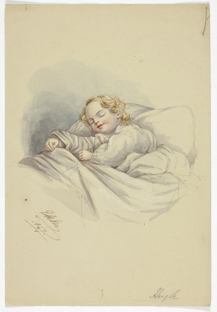 Hugh Sleeping av Elizabeth Murray