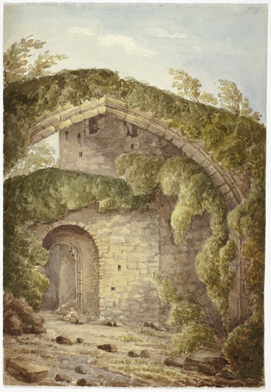 Interiøret i Conway Castle av Elizabeth Murray