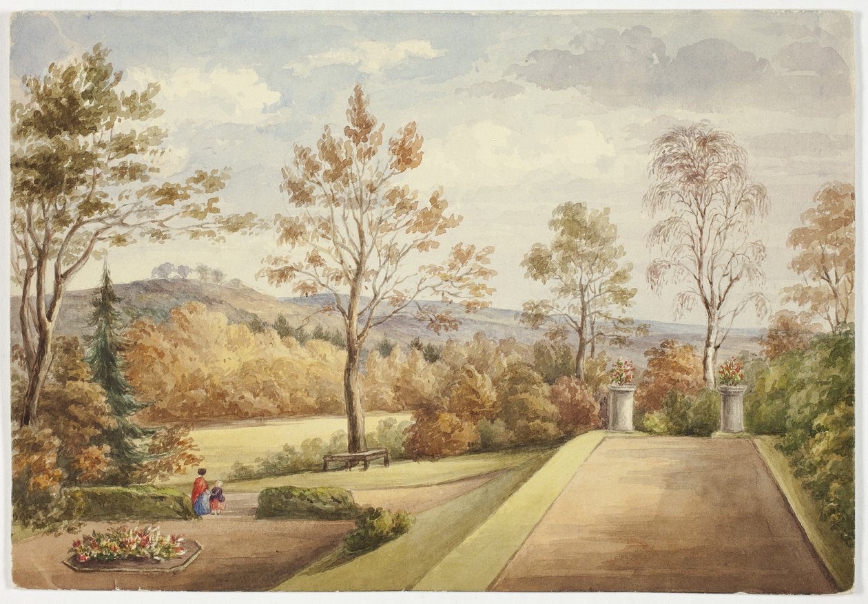 Terrasse ved Wentworth Castle av Elizabeth Murray