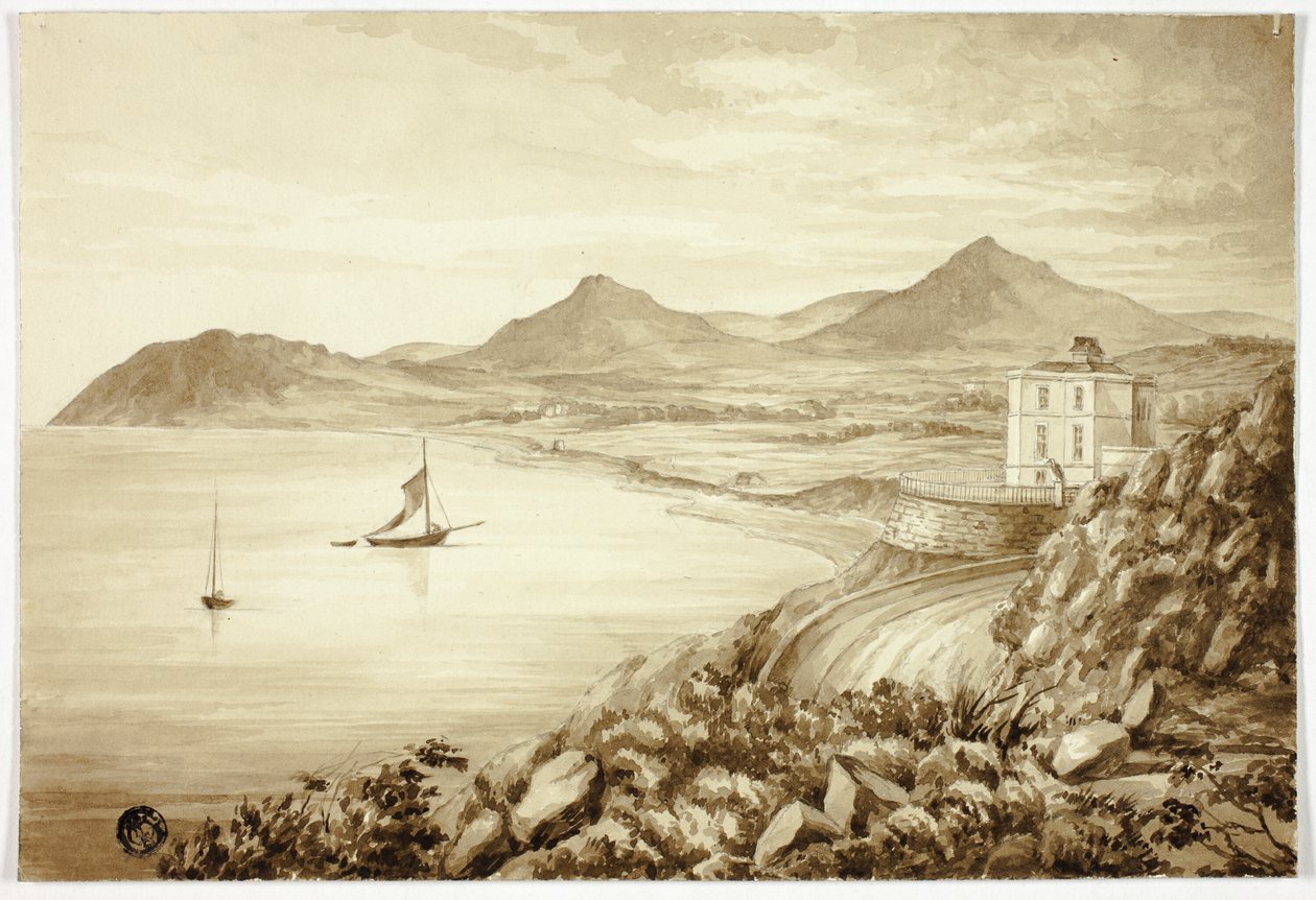 Val of Shanganagh, Dun Laoghaire, med båter av Elizabeth Murray
